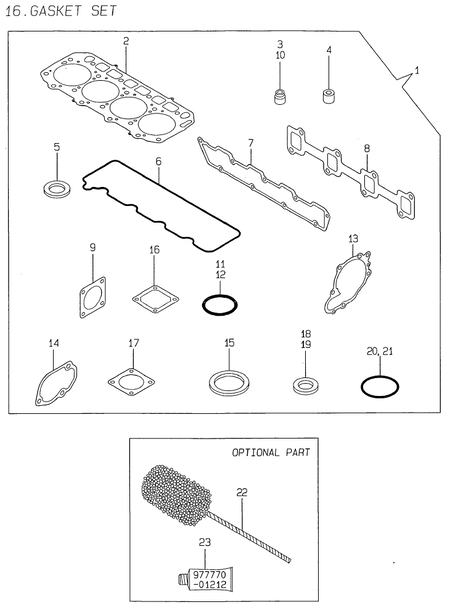 GASKET SET (4TNE98-KM)