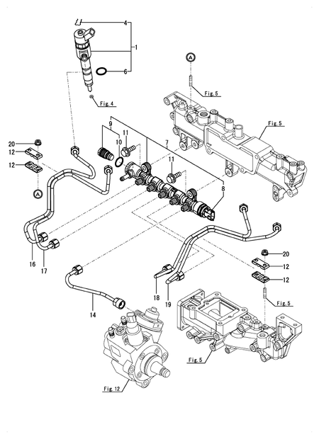 FUEL INJECTION VALVE (4TNV98C-PHYBH)