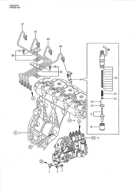 FUEL INJECTION VALVE (4TNE98-DB)