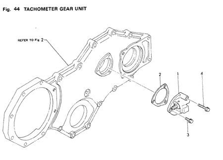 TACHOMETER GEAR UNIT (4T112TLE-PP)