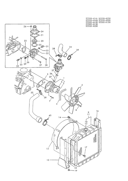 COOLING WATER SYSTEM (4T112TL-P)
