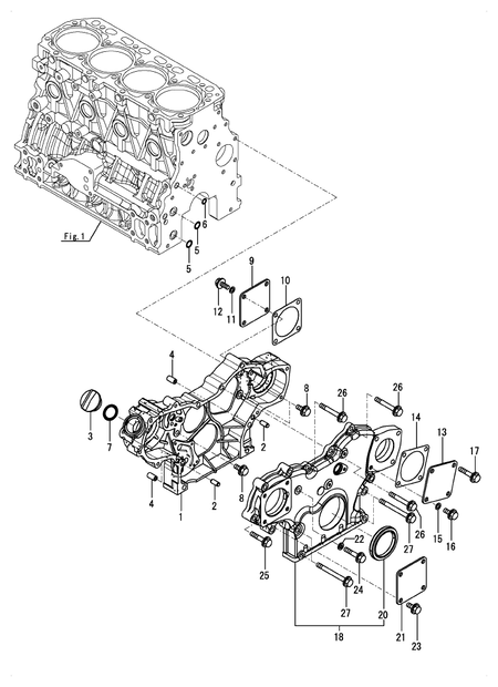 GEAR HOUSING (4TNV88C-KITL)