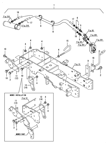 FRONT HITCH(2) (YT235Y)