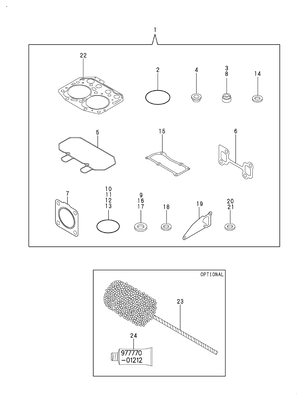 GASKET SET & TOOLS (2TNV70-ASA) GASKET SET & TOOLS (2TNV70-ASA)
