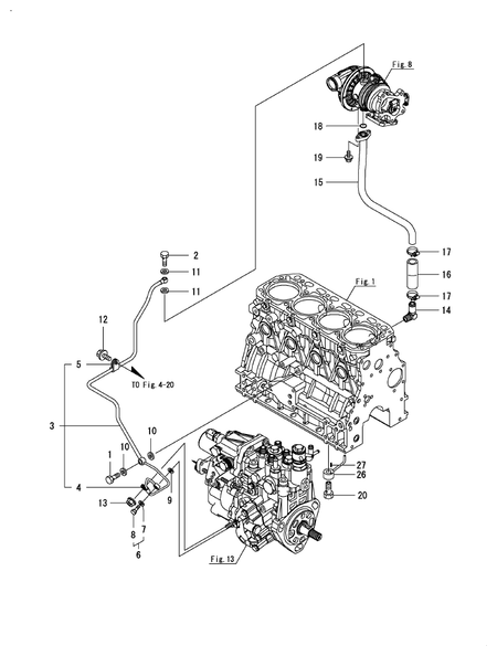 LUB.OIL LINE (4TNV84T-BMIRD)