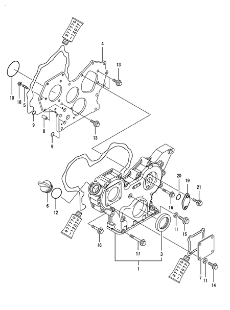 GEAR HOUSING (3TNV88F-EPTB1)