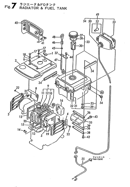 RADIATOR & FUEL TANK (TF65L) RADIATOR & FUEL TANK (TF65L)