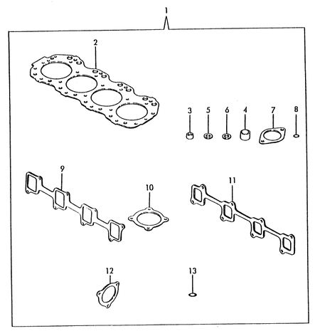 GASKET SET(CYLINDER HEAD) (4T112TL-GN)