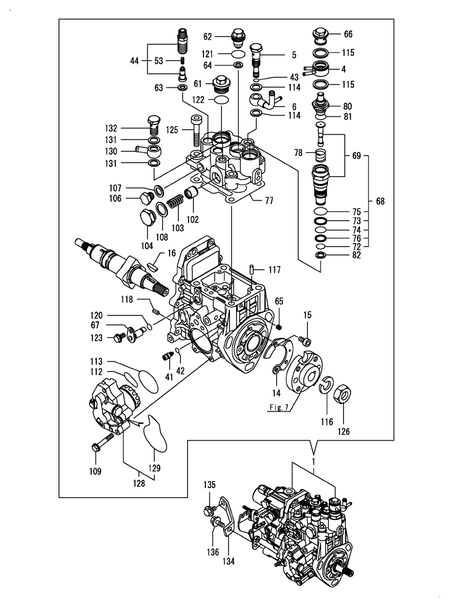 FUEL INJECTION PUMP (4TNV88-BKITL) FUEL INJECTION PUMP (4TNV88-BKITL)