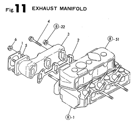 EXHAUST MANIFOLD (3T72HA-A)