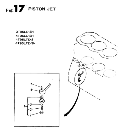 PISTON JET (4T95LTE-SH)
