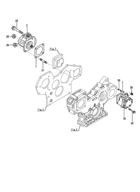 HYDRAULIC PUMP (3TNV88-XRY) HYDRAULIC PUMP (3TNV88-XRY)