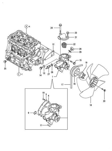 COOLING WATER SYSTEM (3TNM68-GGE)