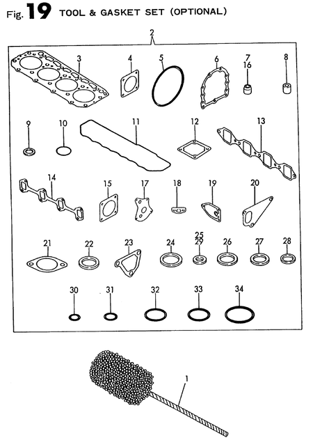 TOOL & GASKET SET (4TN82E-RNS)