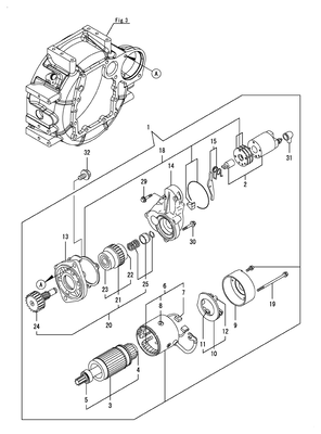 STARTER MOTOR (4TNV88C-DYEM) STARTER MOTOR (4TNV88C-DYEM)