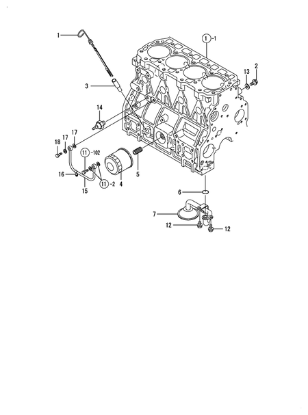 LUB.OIL SYSTEM (4TNE94-DBC)
