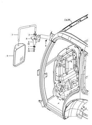 REARVIEW MIRROR (YT359Y)