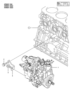 FUEL INJECTION PUMP (4TNV84T-DSA2) FUEL INJECTION PUMP (4TNV84T-DSA2)