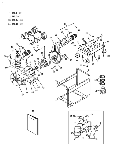 PUMP SET (YDP40TN-E) (YDP40TN-E)