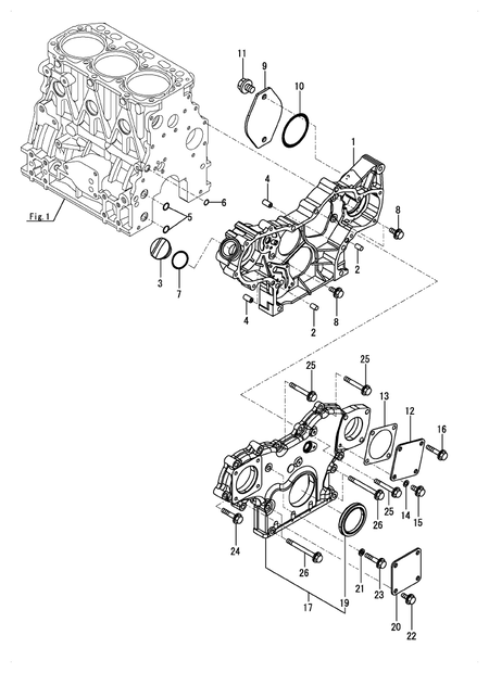 GEAR HOUSING (3TNV88C-DYI2D)