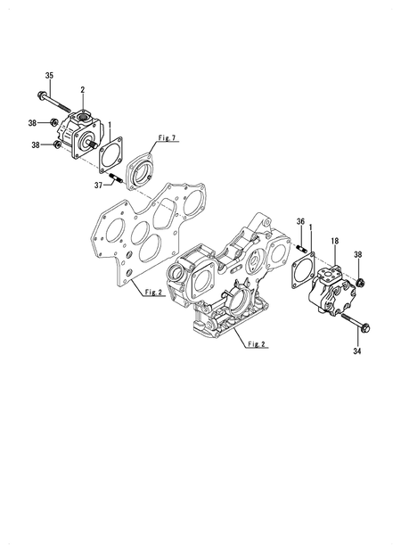 HYDRAULIC PUMP (3TNV84-XRE) HYDRAULIC PUMP (3TNV84-XRE)