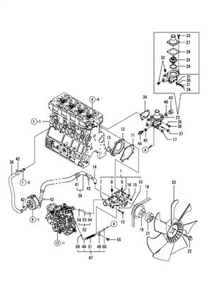 COOLING WATER SYSTEM (4TNV106-GGE) COOLING WATER SYSTEM (4TNV106-GGE)