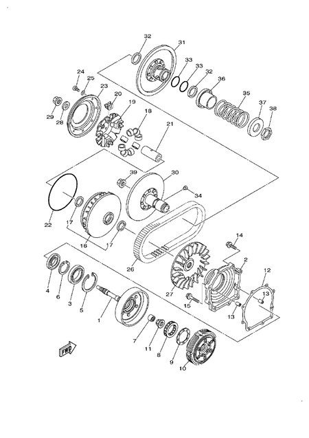 CLUTCH (YU700G-RD(2022US))