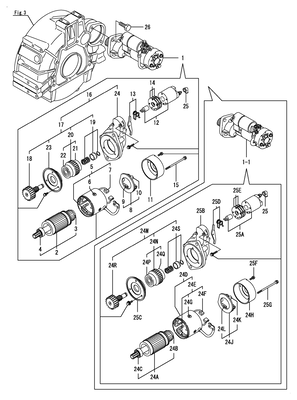 STARTER MOTOR (4TNV98T-ZNSAD)