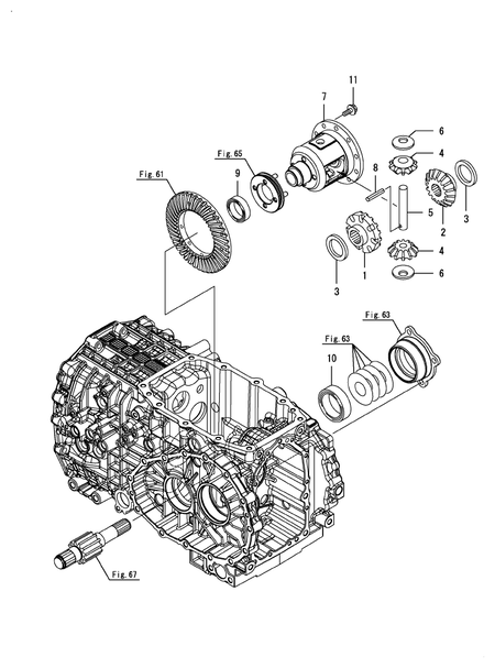 DIFFERENTIAL GEAR (YT235Y)