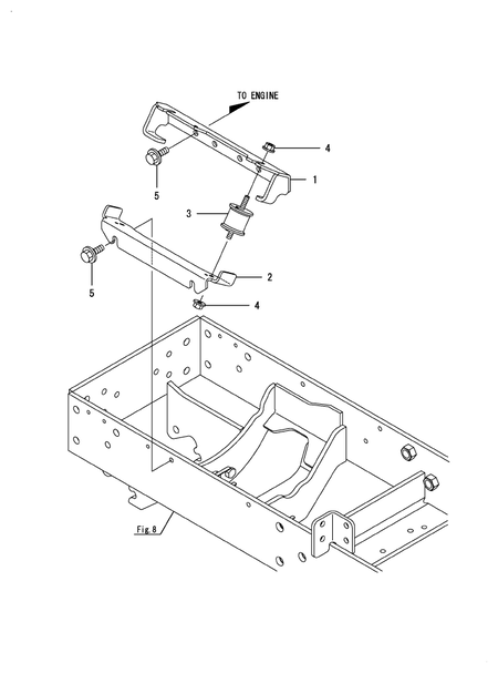 ENGINE MOUNT (SC2400(YANMAR))