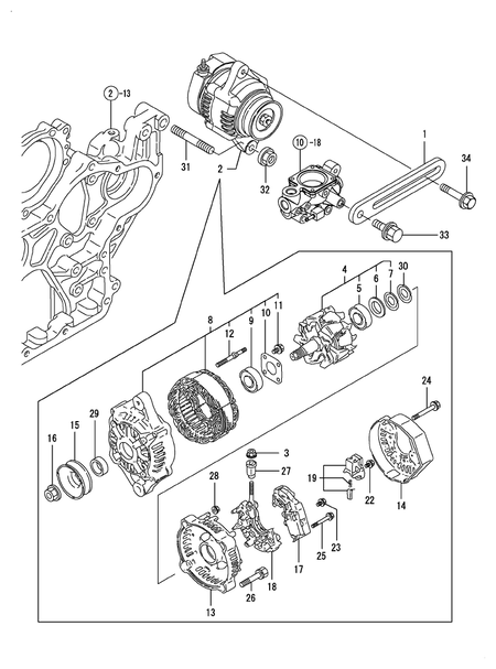 GENERATOR (4TNV98-NSAP)