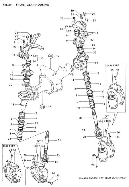 FRONT GEAR HOUSING(FOR YM169D) (YM169D)