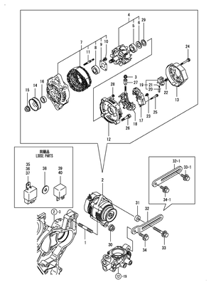 GENERATOR (4TNV98T-ZGGE)