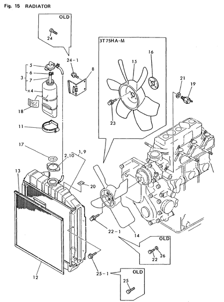 RADIATOR (3T75HA) RADIATOR (3T75HA)