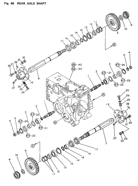 Shop REAR AXLE SHAFT (YM186 (FLOOR) today | Yanmar US