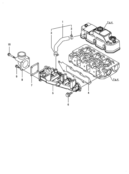 SUCTION MANIFOLD & AIR CLEANER (3TNV88F-EPTB3)