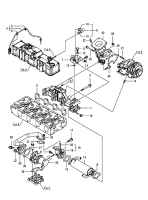 EXHAUST MANIFOLD (4TNV98CT-NVT)