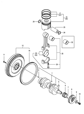 CRANKSHAFT & PISTON (TNV) CRANKSHAFT & PISTON (TNV)