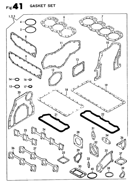 GASKET SET (4T95LTE-SH) GASKET SET (4T95LTE-SH)