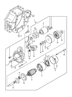 STARTING MOTOR (3TNV88-BDSA) STARTING MOTOR (3TNV88-BDSA)