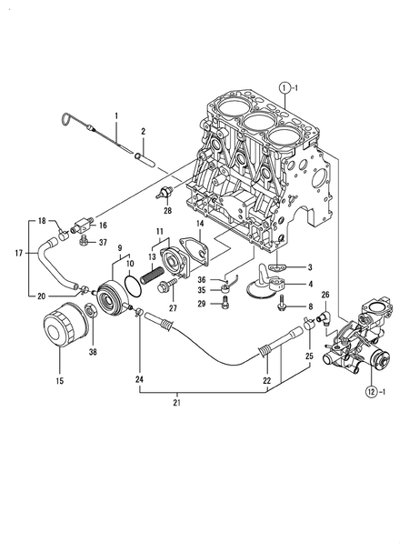 LUB.OIL SYSTEM (3TNV84T-GKL)