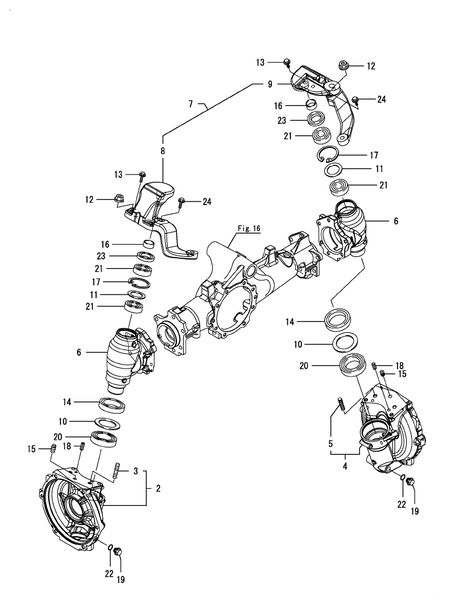 FRONT GEAR CASE (EX3200(CCY))