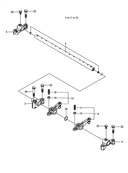 ROCKER ARM (4TN107FTT-6SMU2)