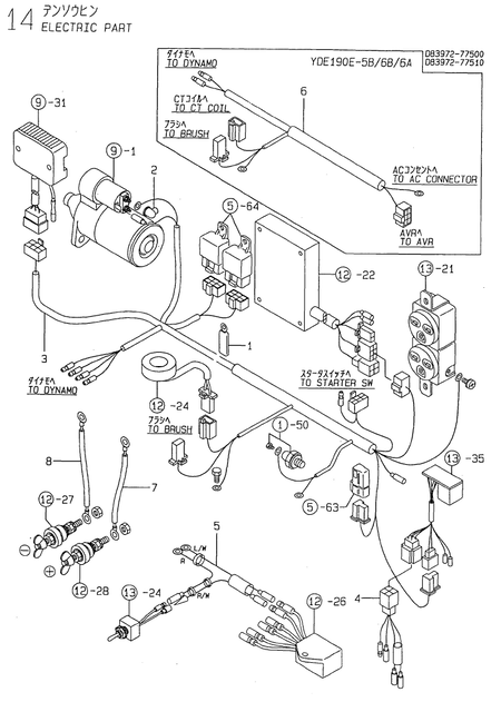 ELECTRIC PART (YDW190E-6EB)