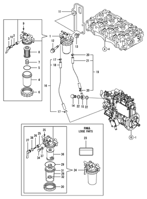 FUEL LINE (3TNM72-HGE) FUEL LINE (3TNM72-HGE)
