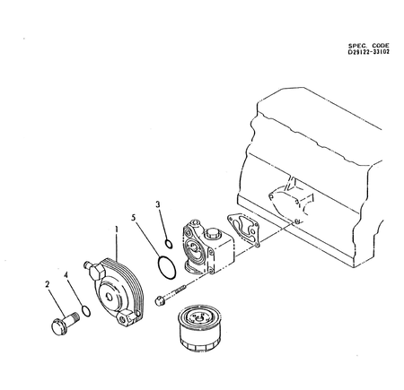 LUB. OIL COOLLER (4TN82TL-RGB)