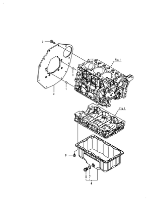 FLYWHEEL HOUSING & OIL SUMP (3TNM74F-SAWM) FLYWHEEL HOUSING & OIL SUMP (3TNM74F-SAWM)