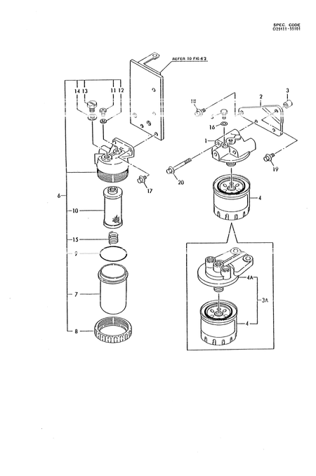 FUEL STRAINER (4TN82TL-RGB)