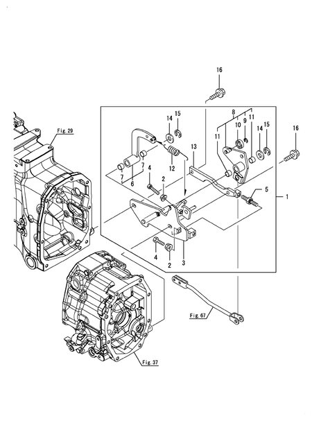 HST LINKAGE (EX3200(YANMAR))