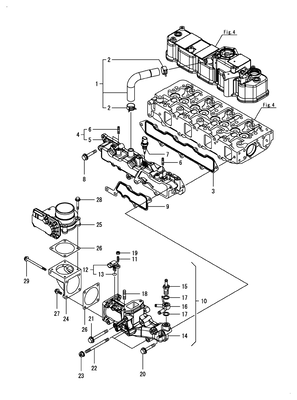 SUCTION MANIFOLD (4TNV88C-DSA) SUCTION MANIFOLD (4TNV88C-DSA)